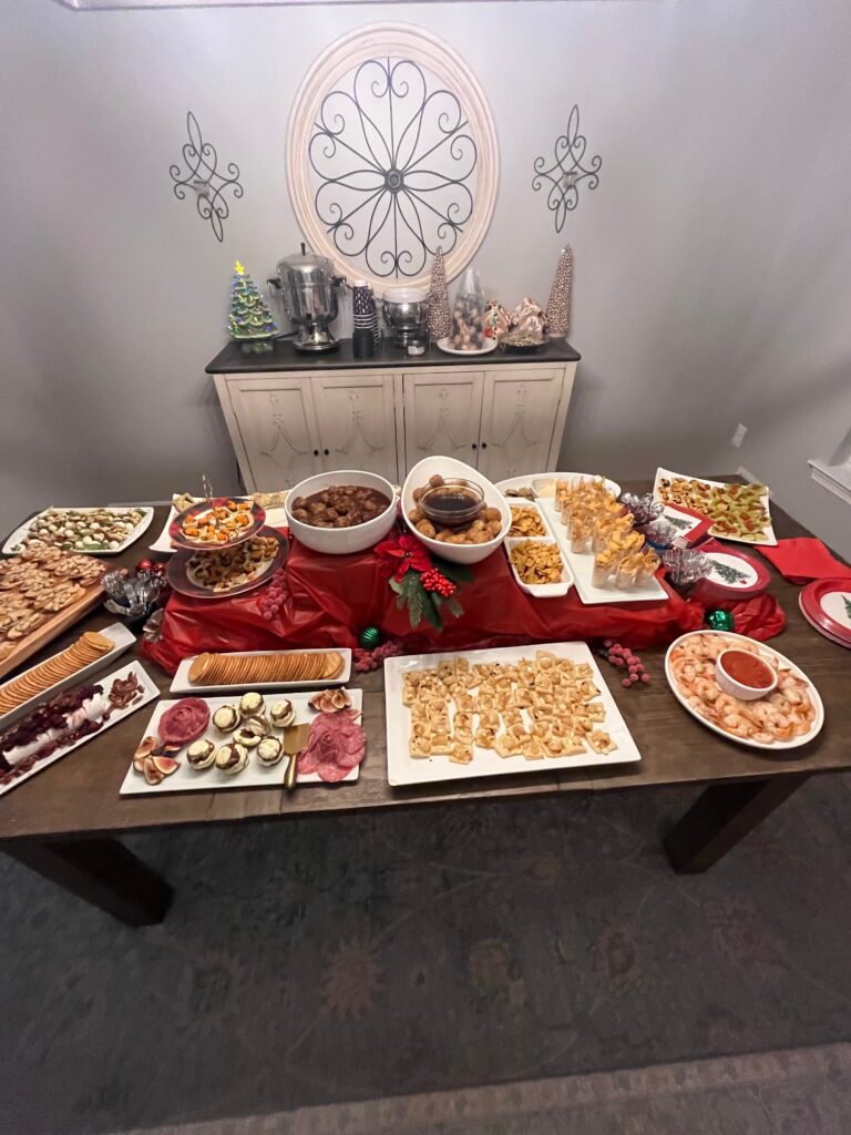 Cocktail Appetizers Table