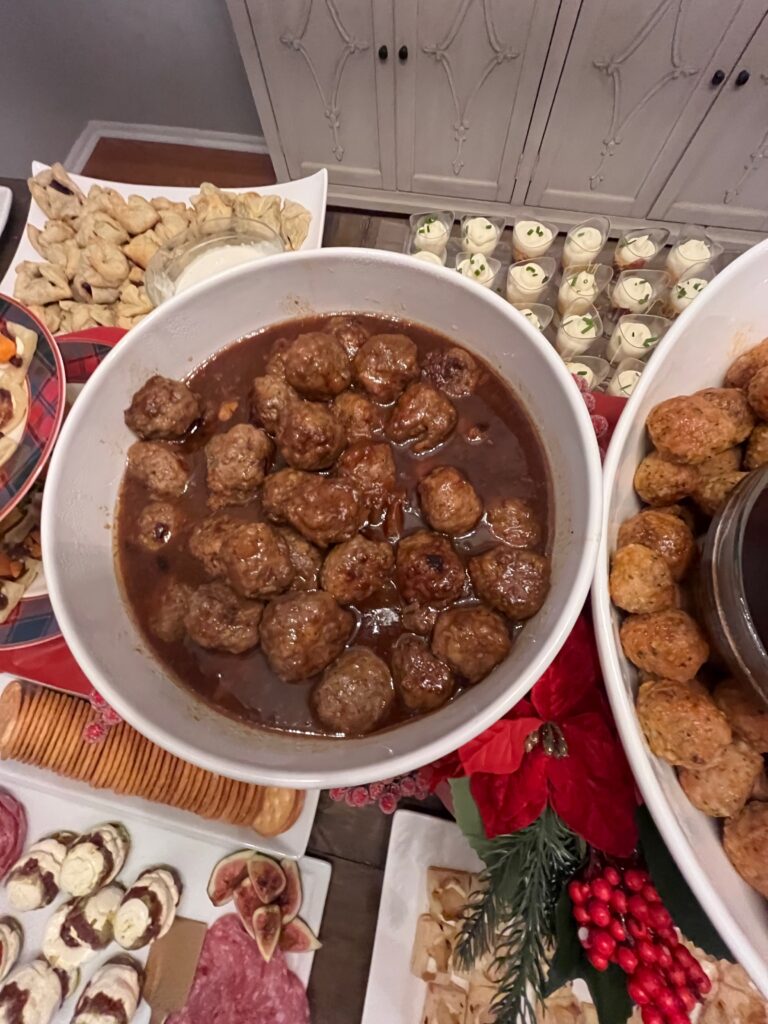 bourbon cocktail beef meatballs
