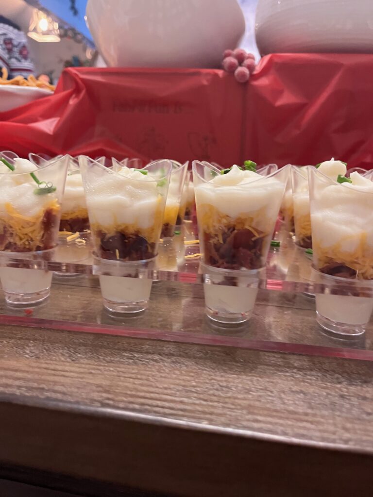 mashed potato trifle cups