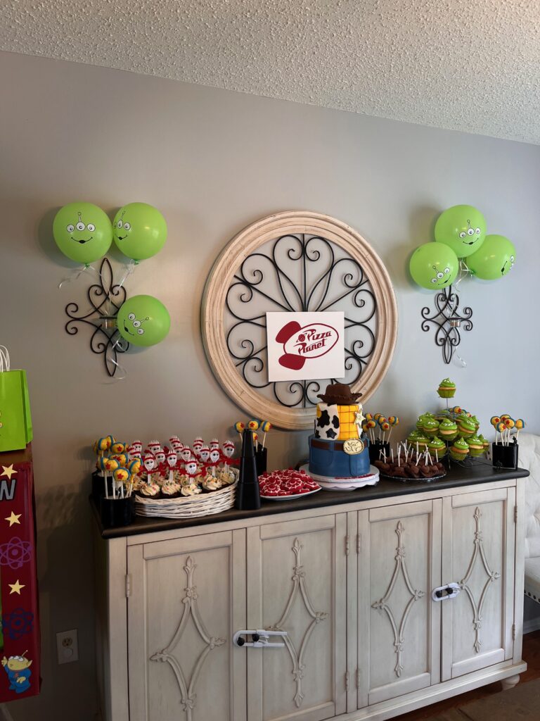 Toy Story dessert table