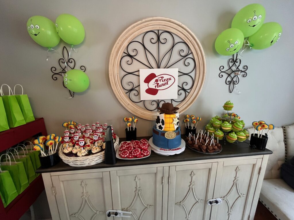 Toy Story dessert table