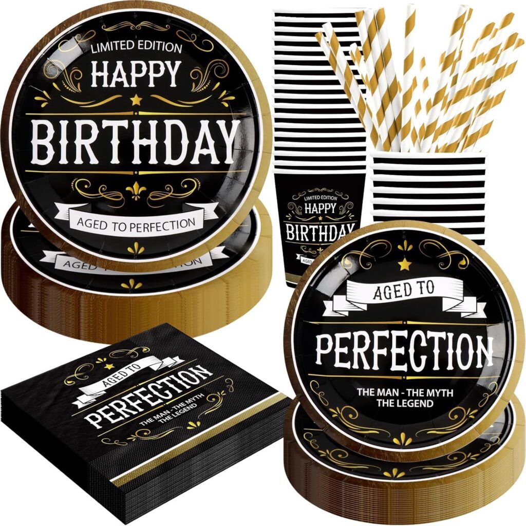 disposable plates and forks, bourbon themed