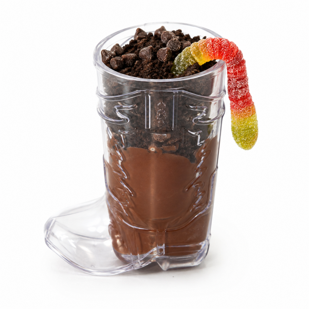 dirt cups with gummy worms