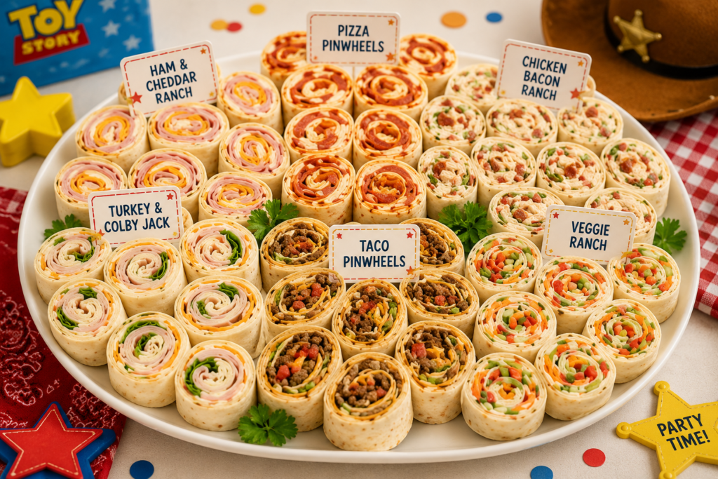 roll up sandwhich platter